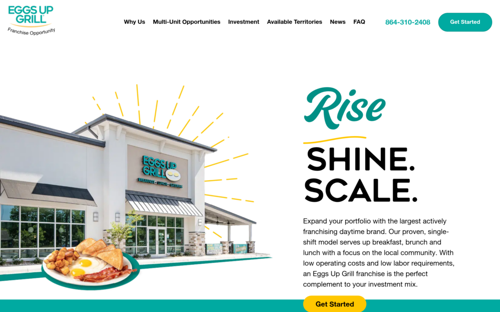 Screenshot of Eggs Up Grill