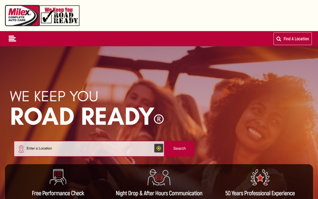 Screenshot of Milex Complete Autocare